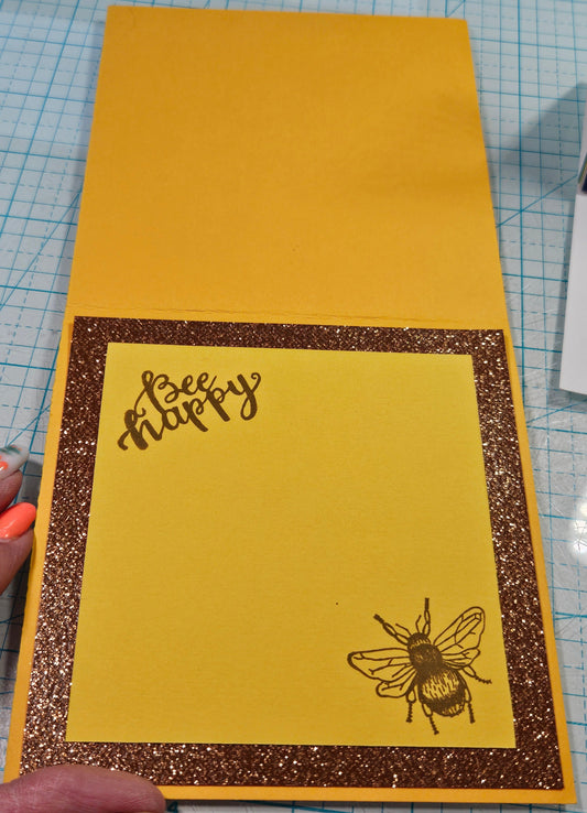 Sunflowers & Bee Card