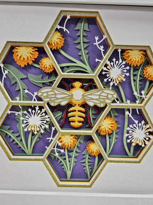 Bee Shadow Box