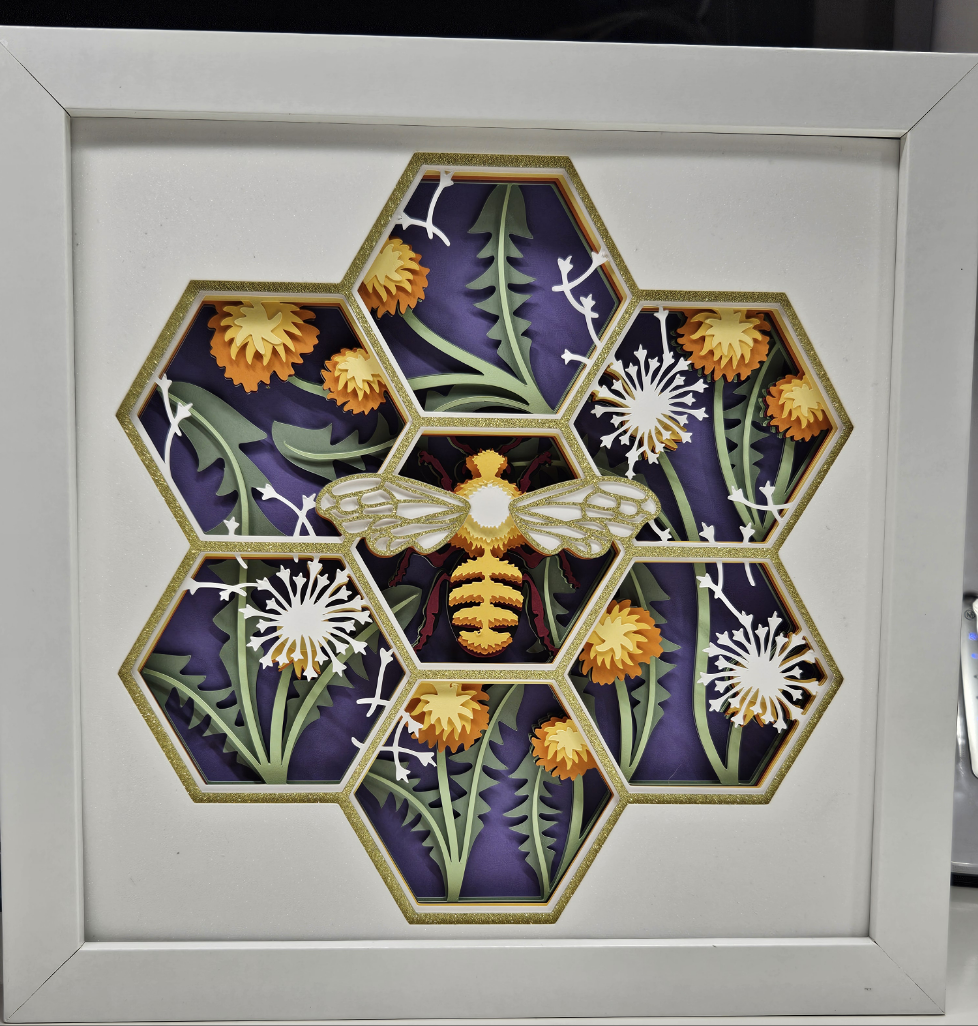 Bee Shadow Box