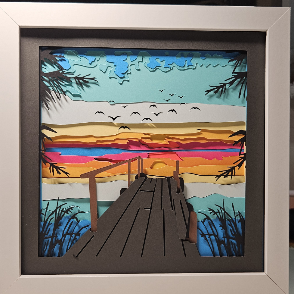 Sunset over Lake