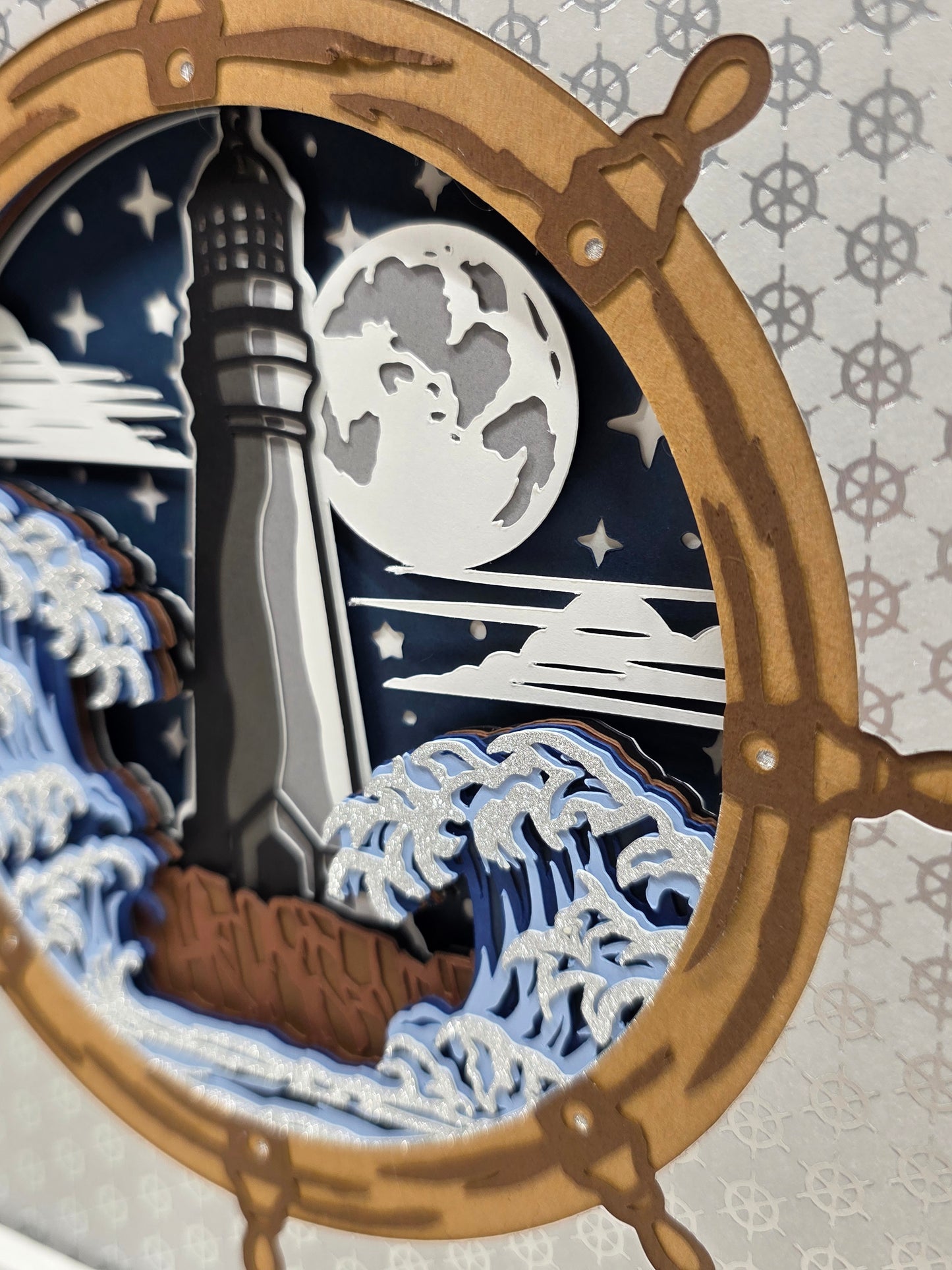 Lighthouse with Waves