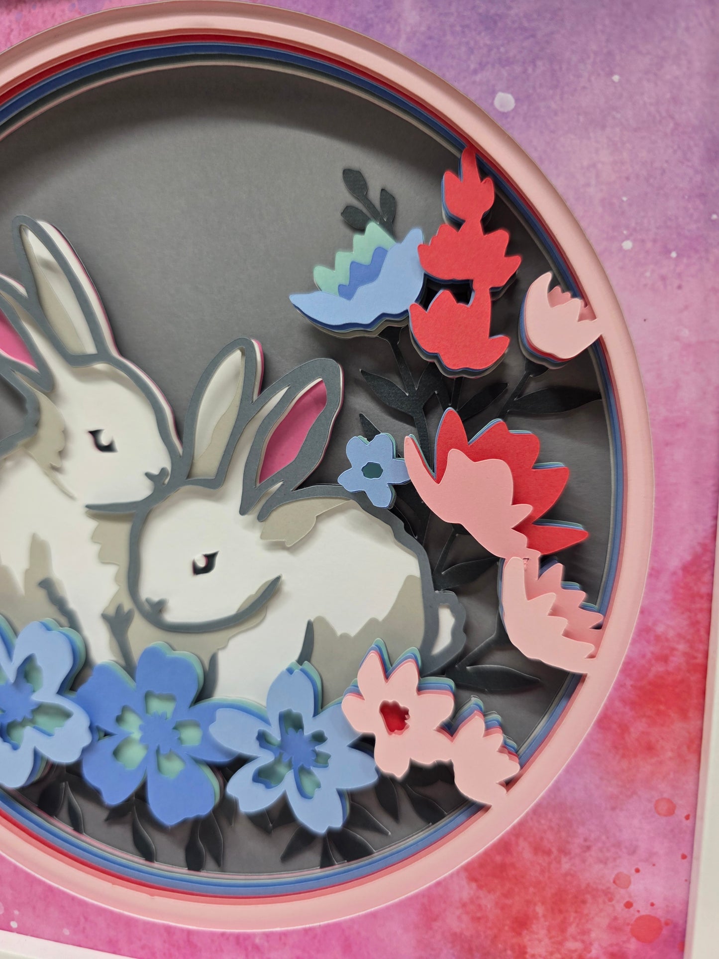 Rabbits in Flowers