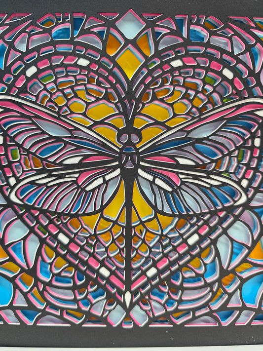 Stained Glass Dragonfly