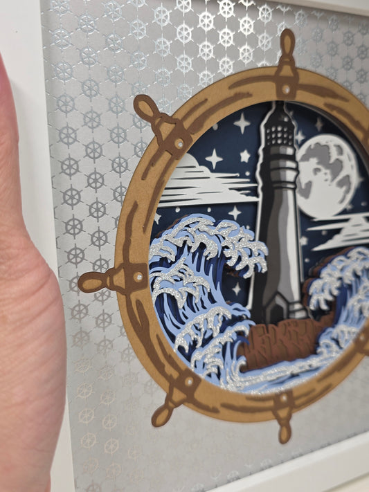 Lighthouse with Waves