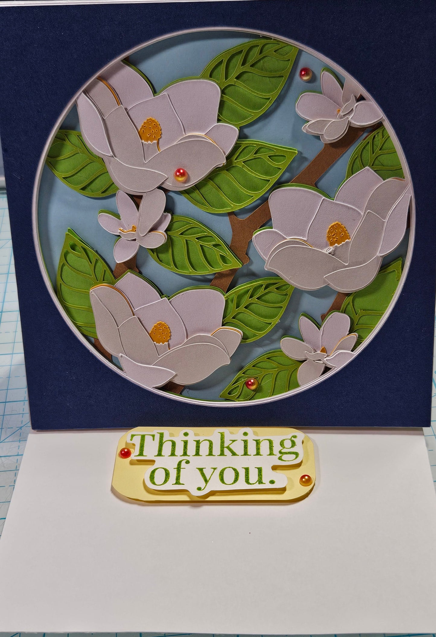 Magnolia Prop Up Card - Thinking of You