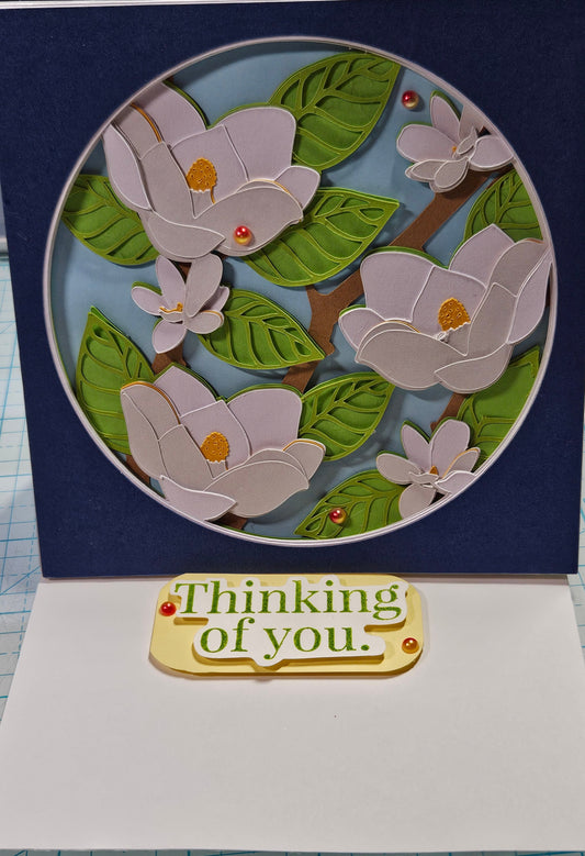Magnolia Prop Up Card - Thinking of You