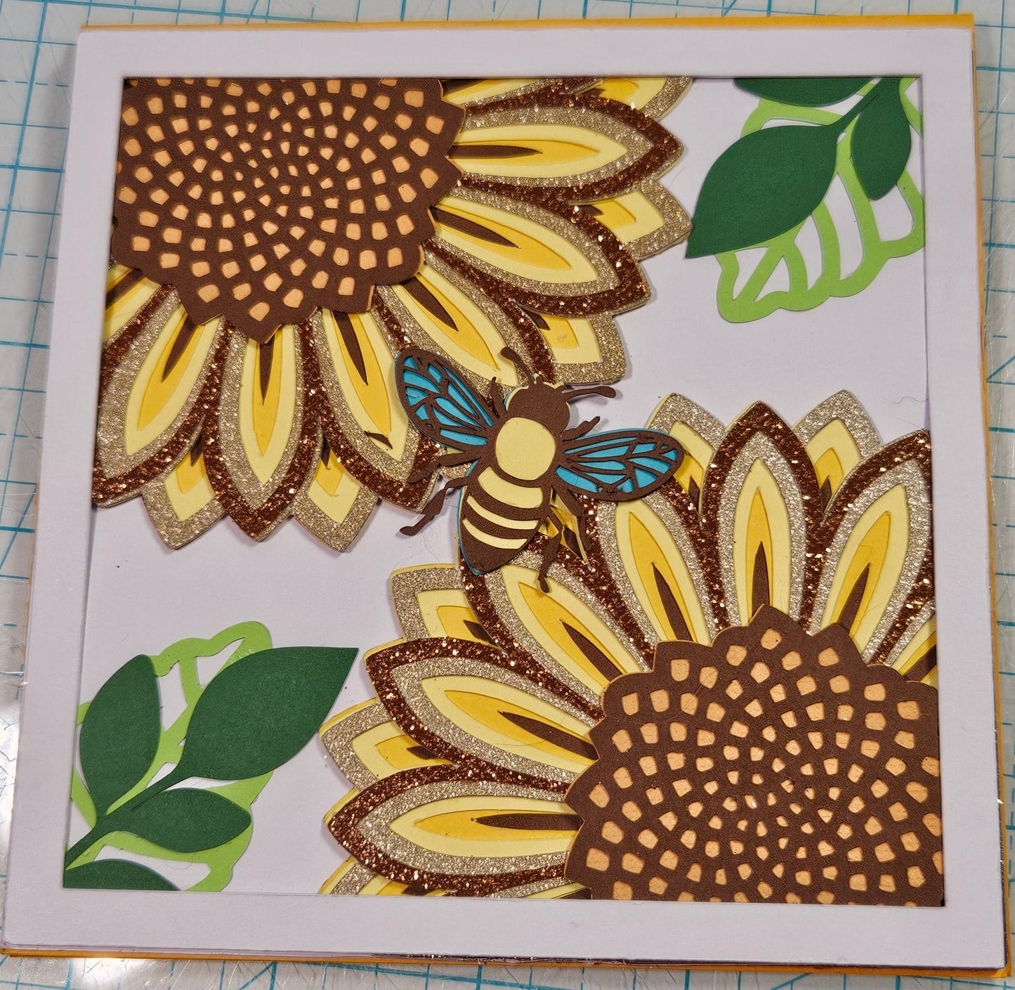 Sunflowers & Bee Card