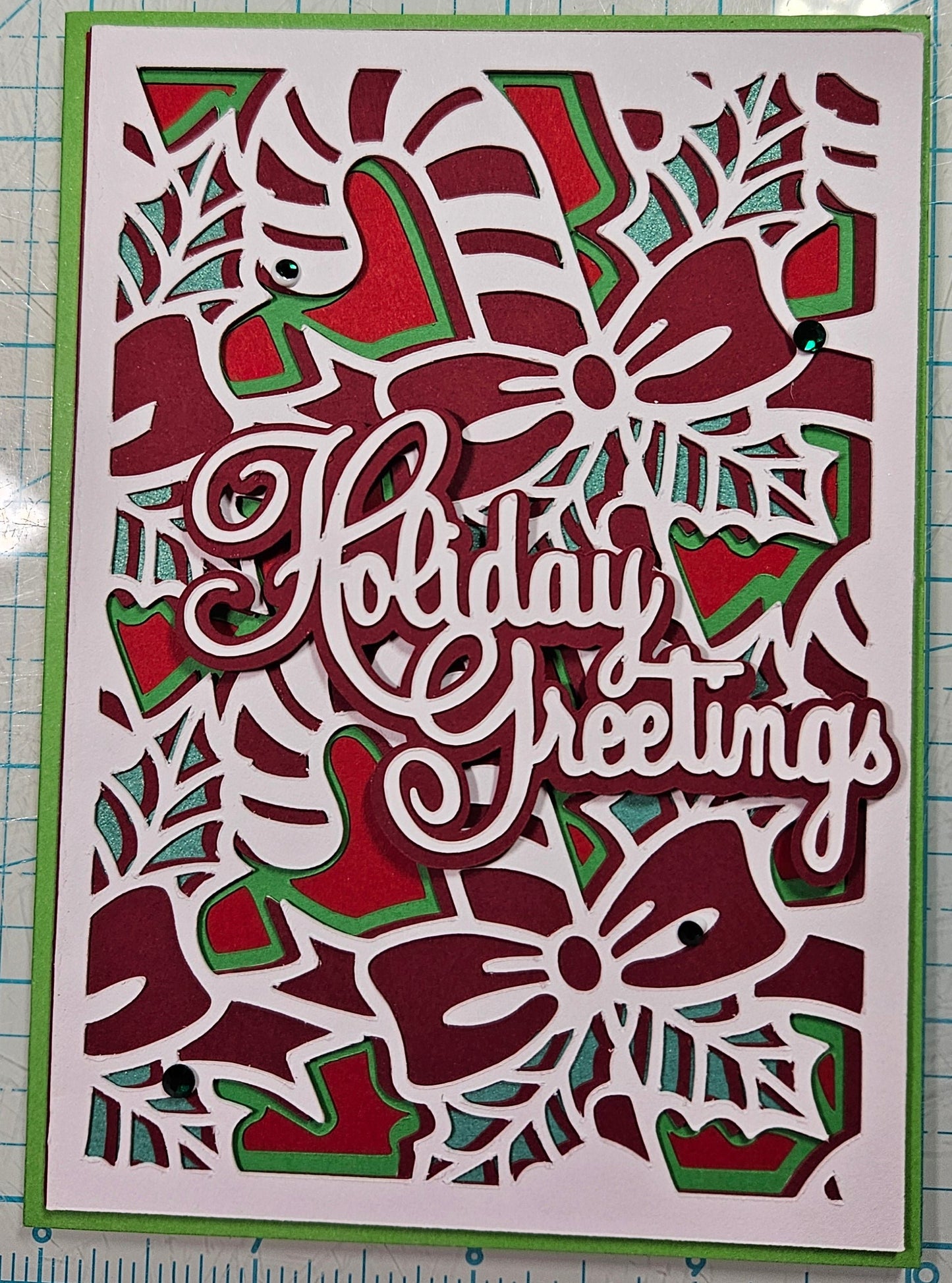 Christmas Candy Cane  Card