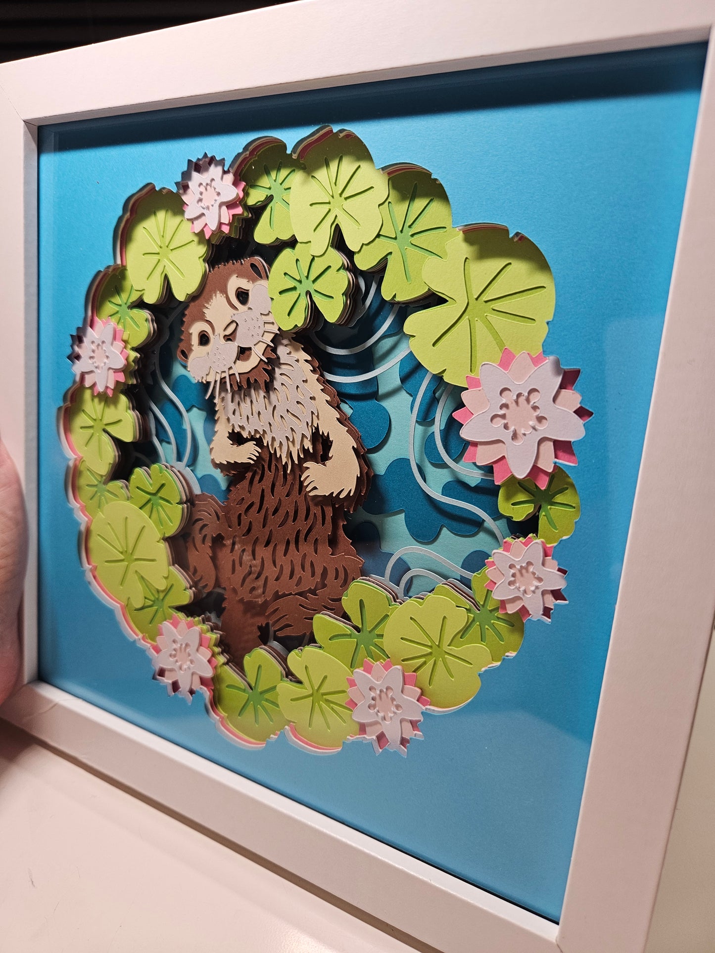 Otter Shadow Box