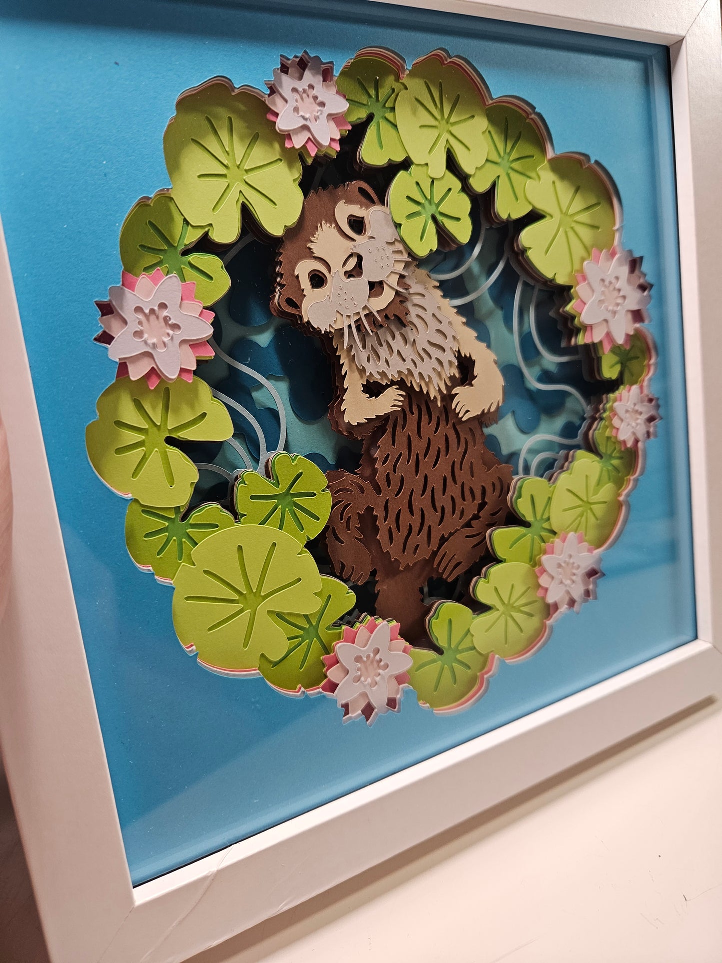 Otter Shadow Box