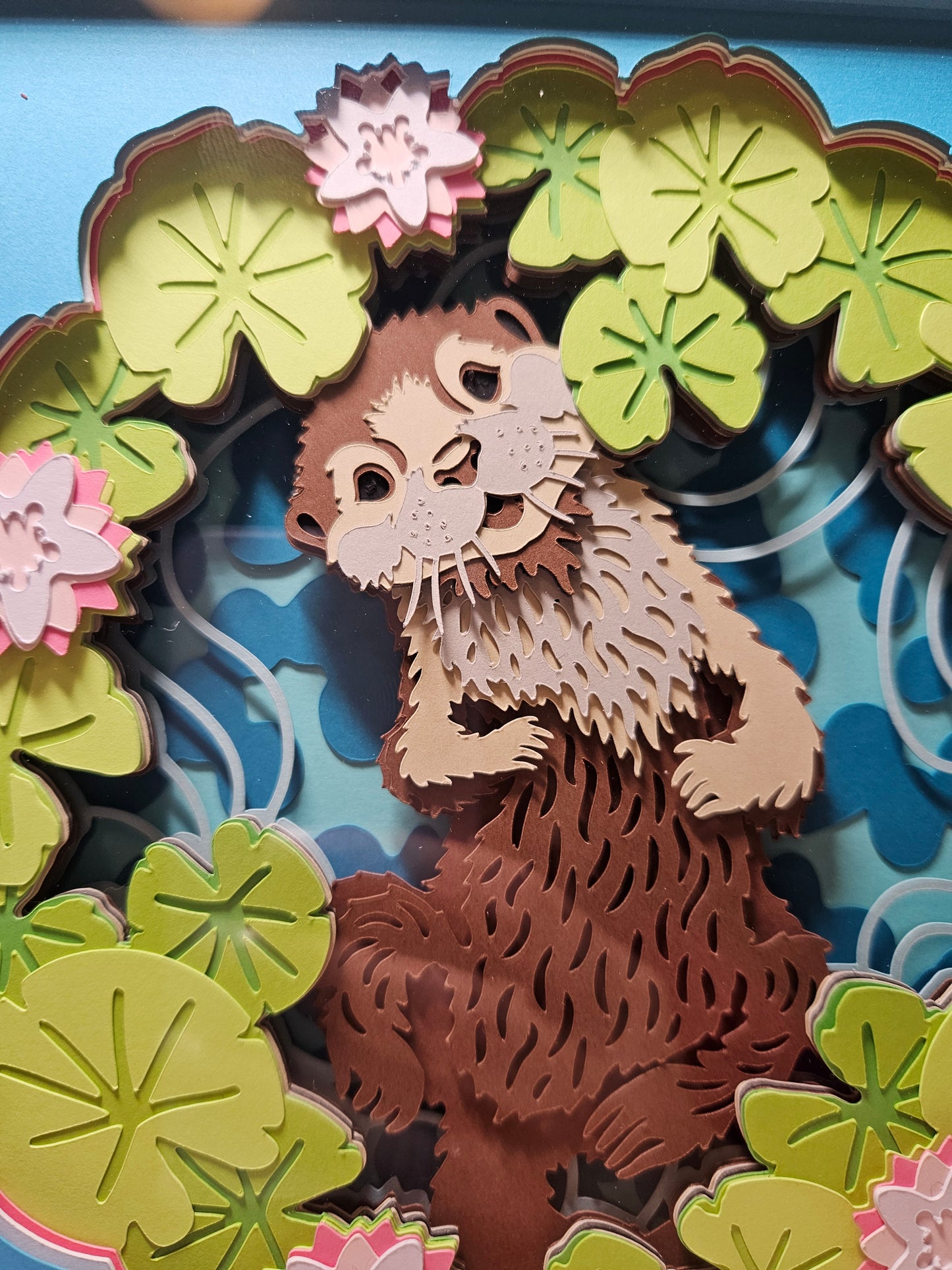 Otter Shadow Box