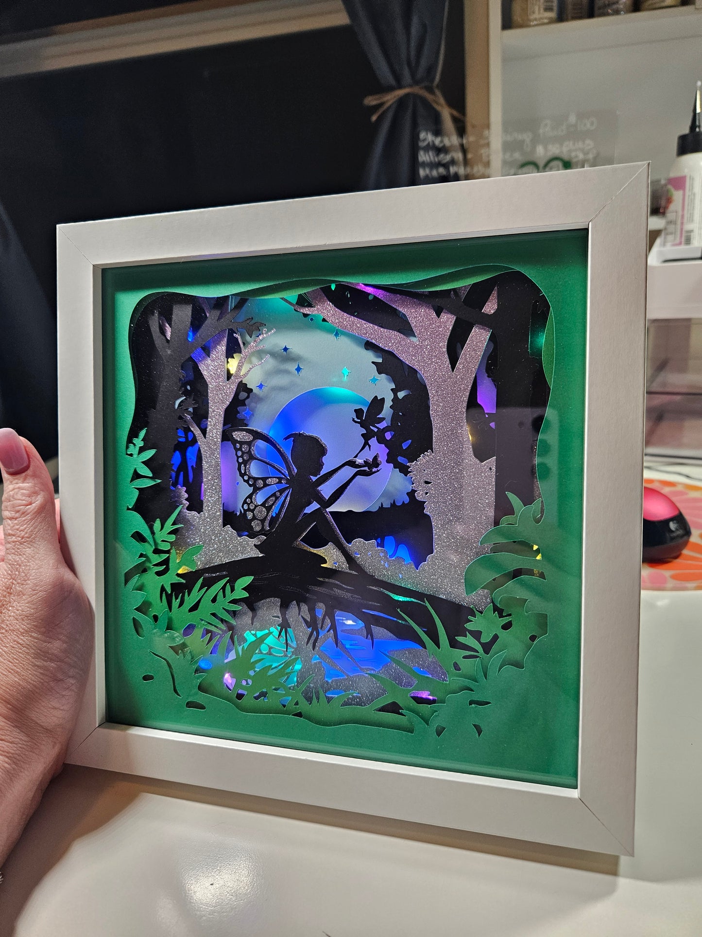 Fairy Lighted Shadow Box