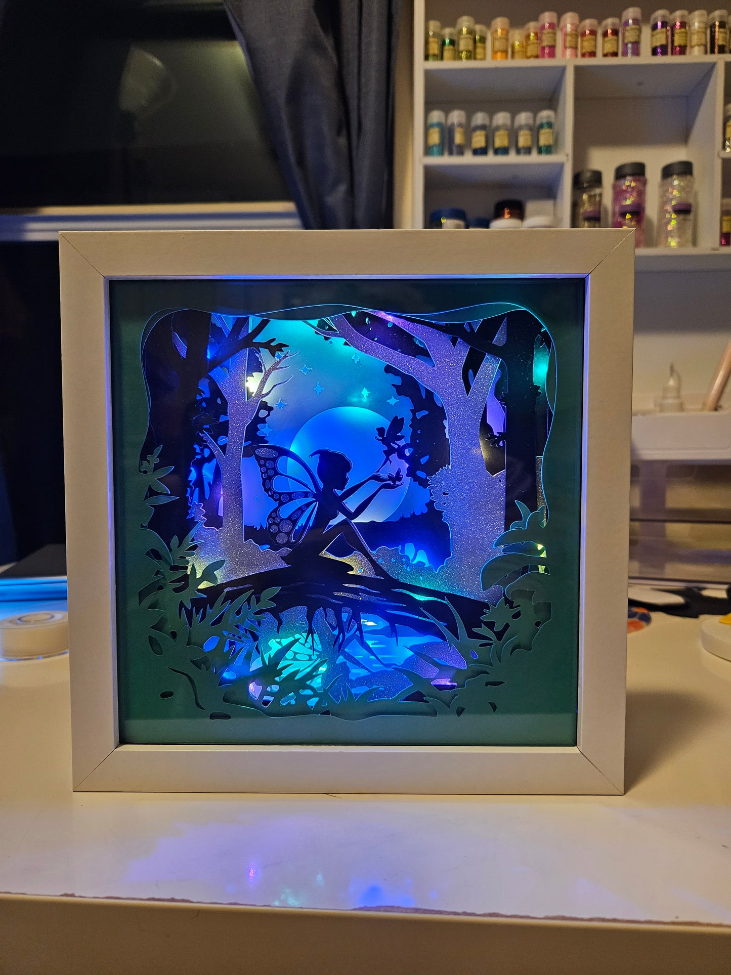 Fairy Lighted Shadow Box