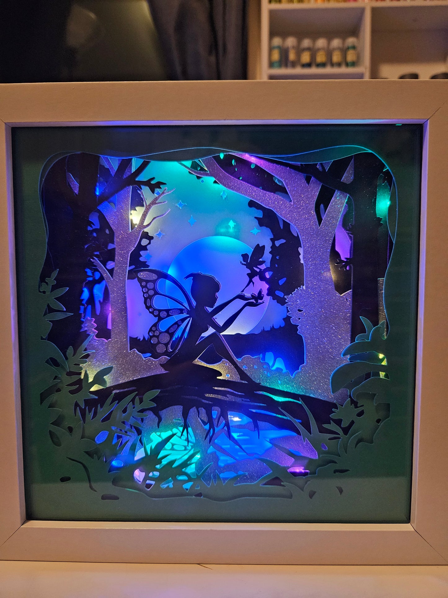 Fairy Lighted Shadow Box