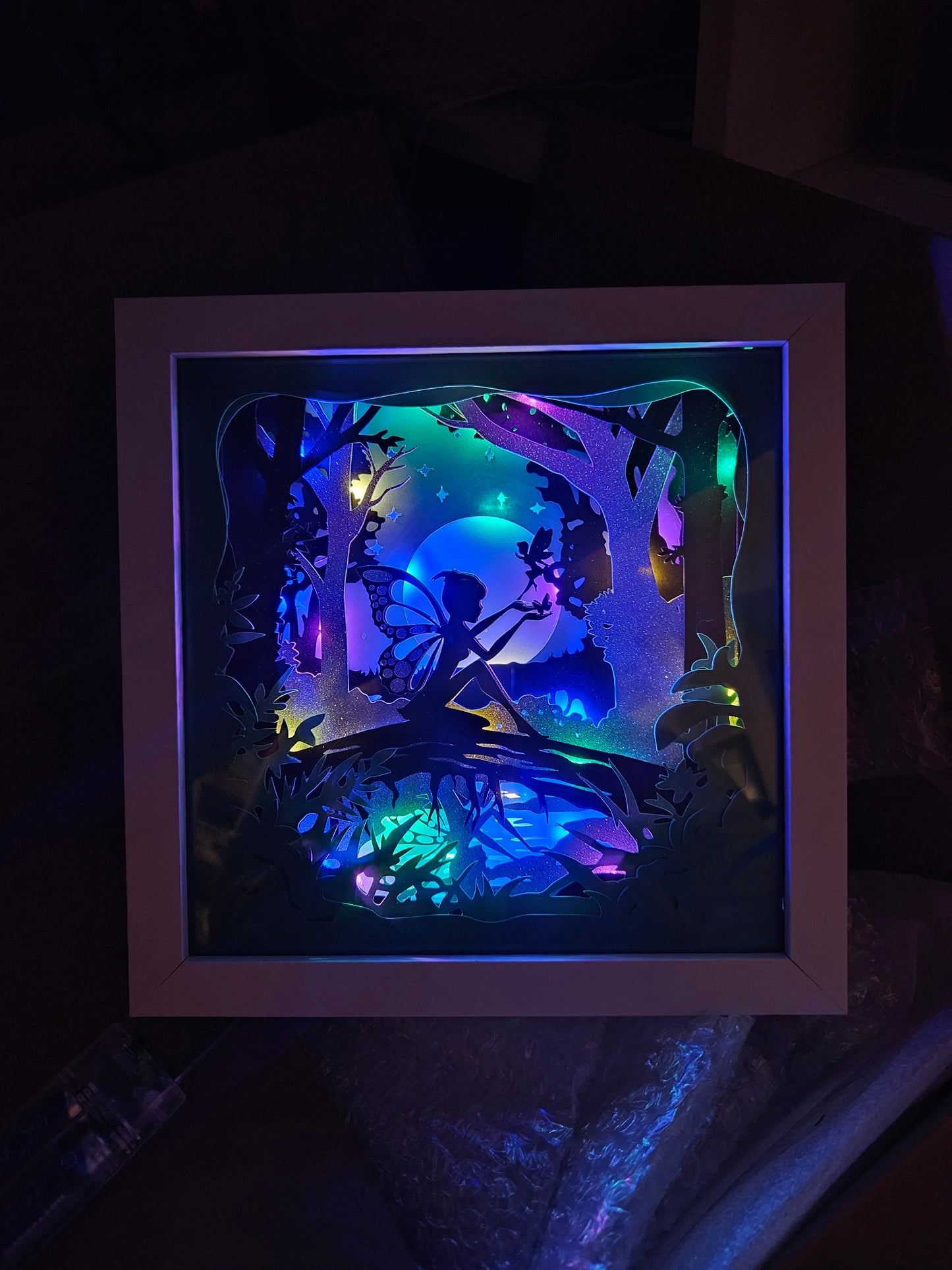 Fairy Lighted Shadow Box