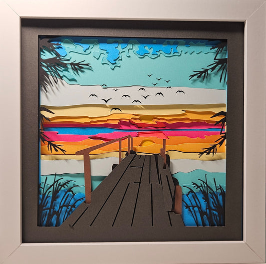 Sunset over Lake