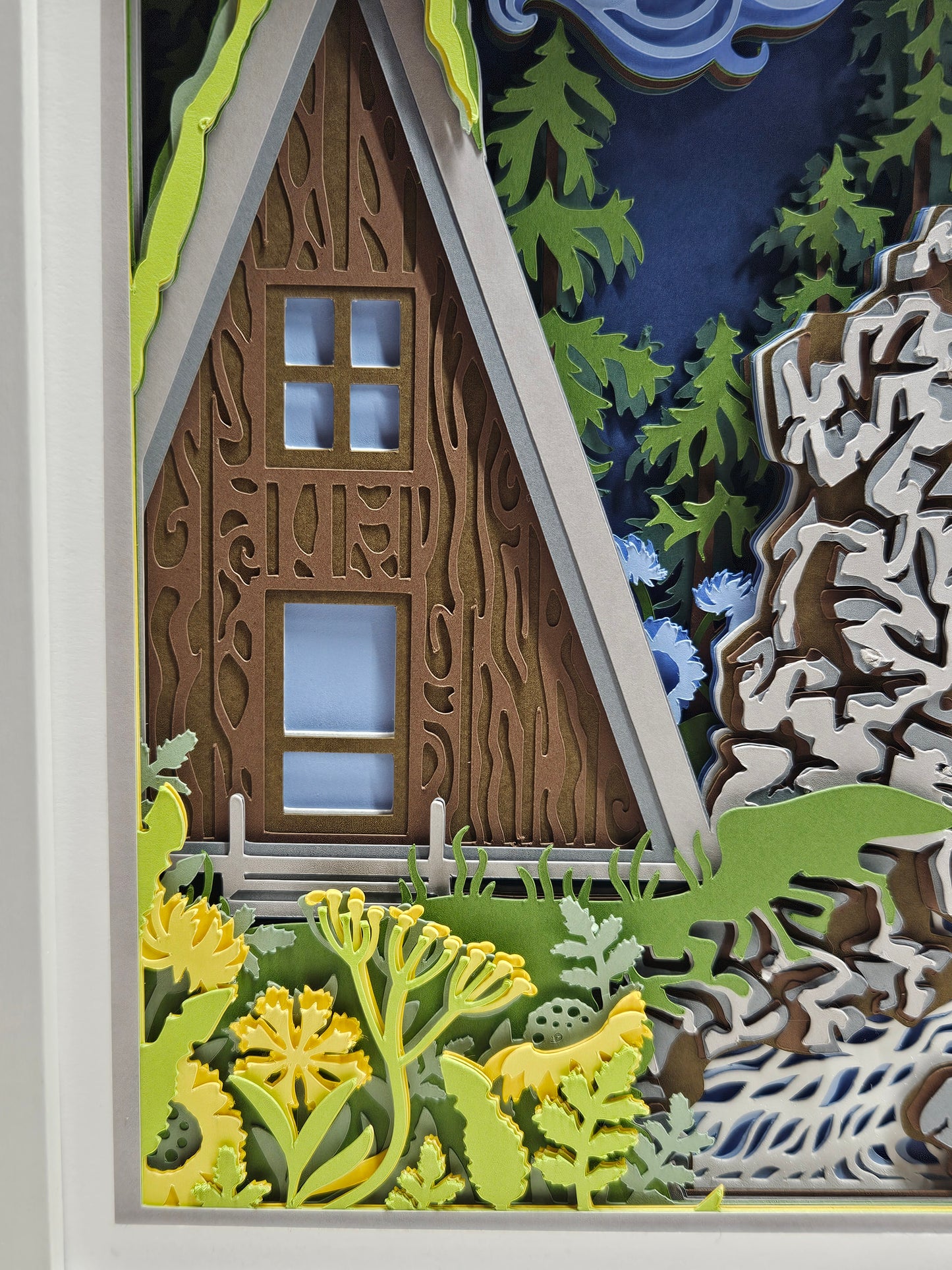 Cabin in the woods.