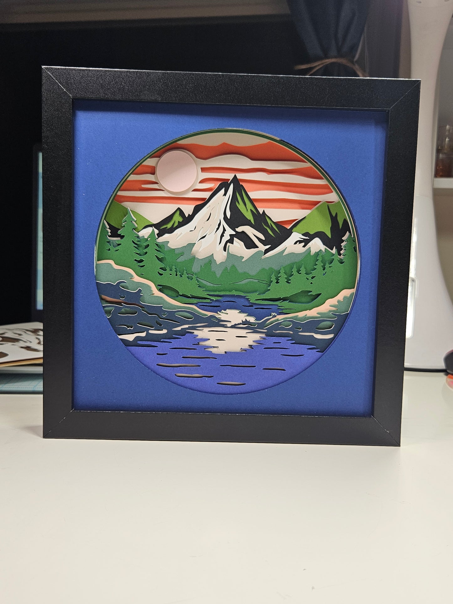 Mountain Abstract Scene