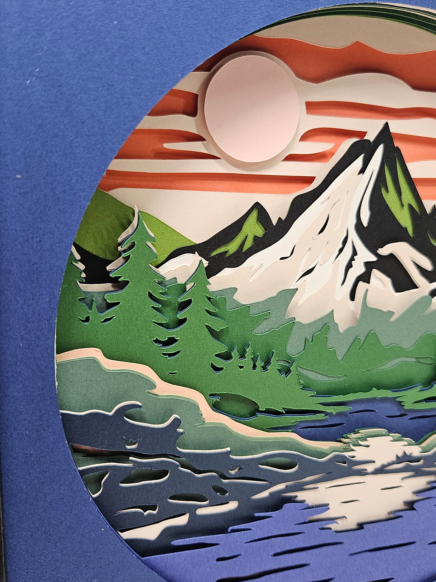 Mountain Abstract Scene