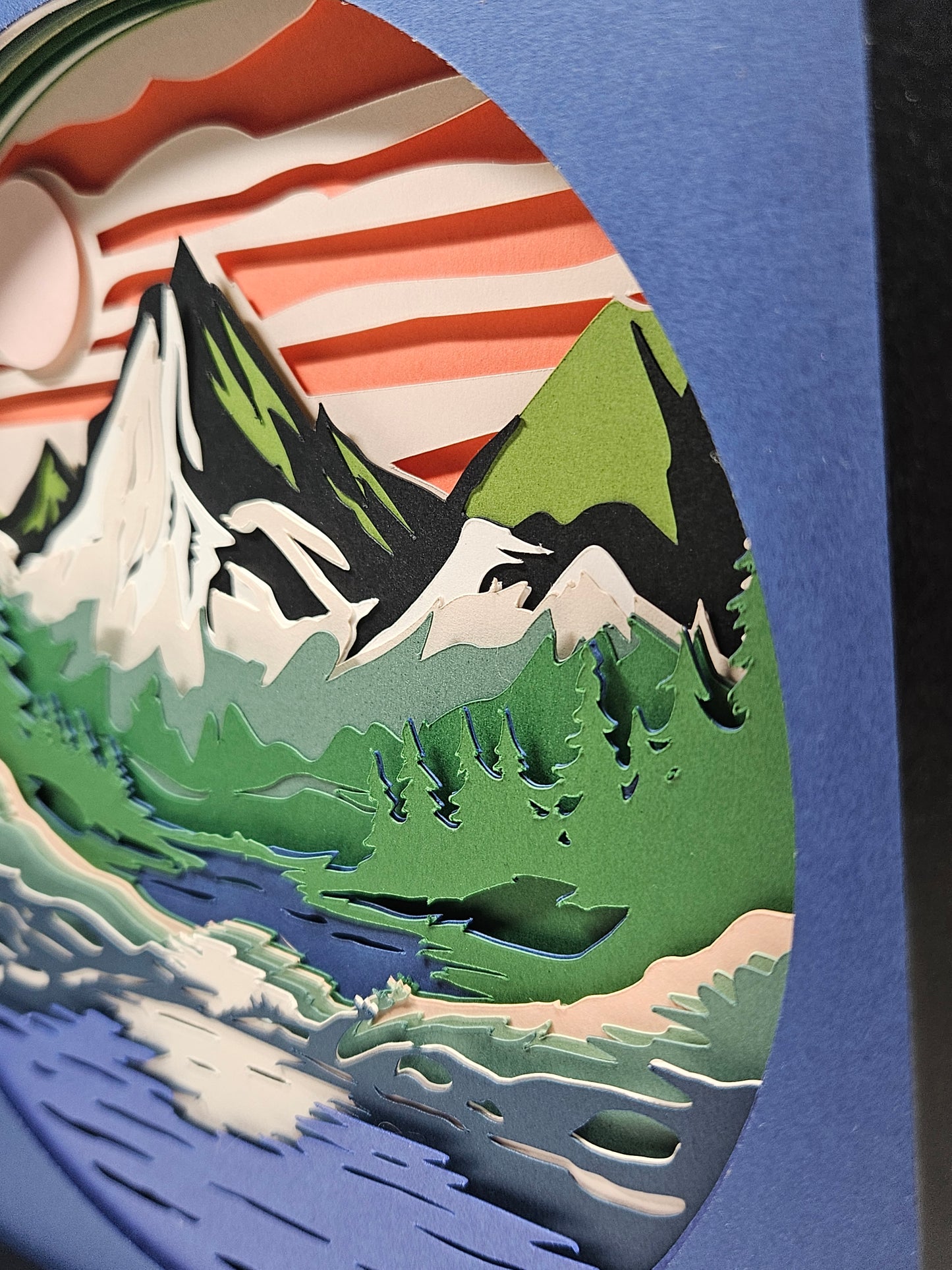 Mountain Abstract Scene