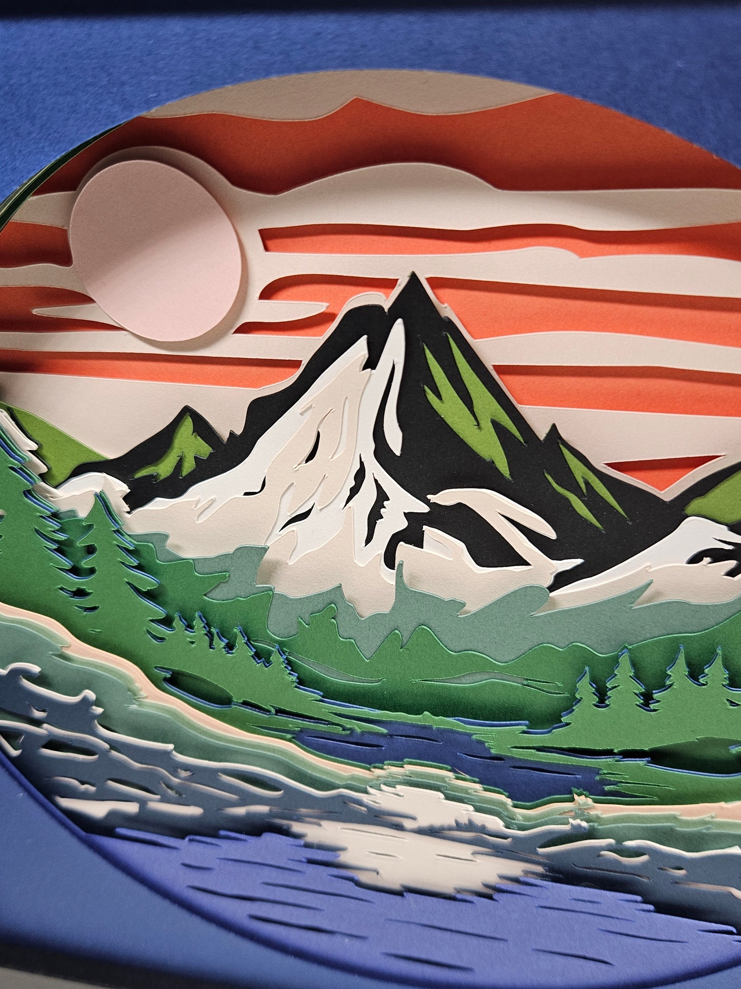 Mountain Abstract Scene