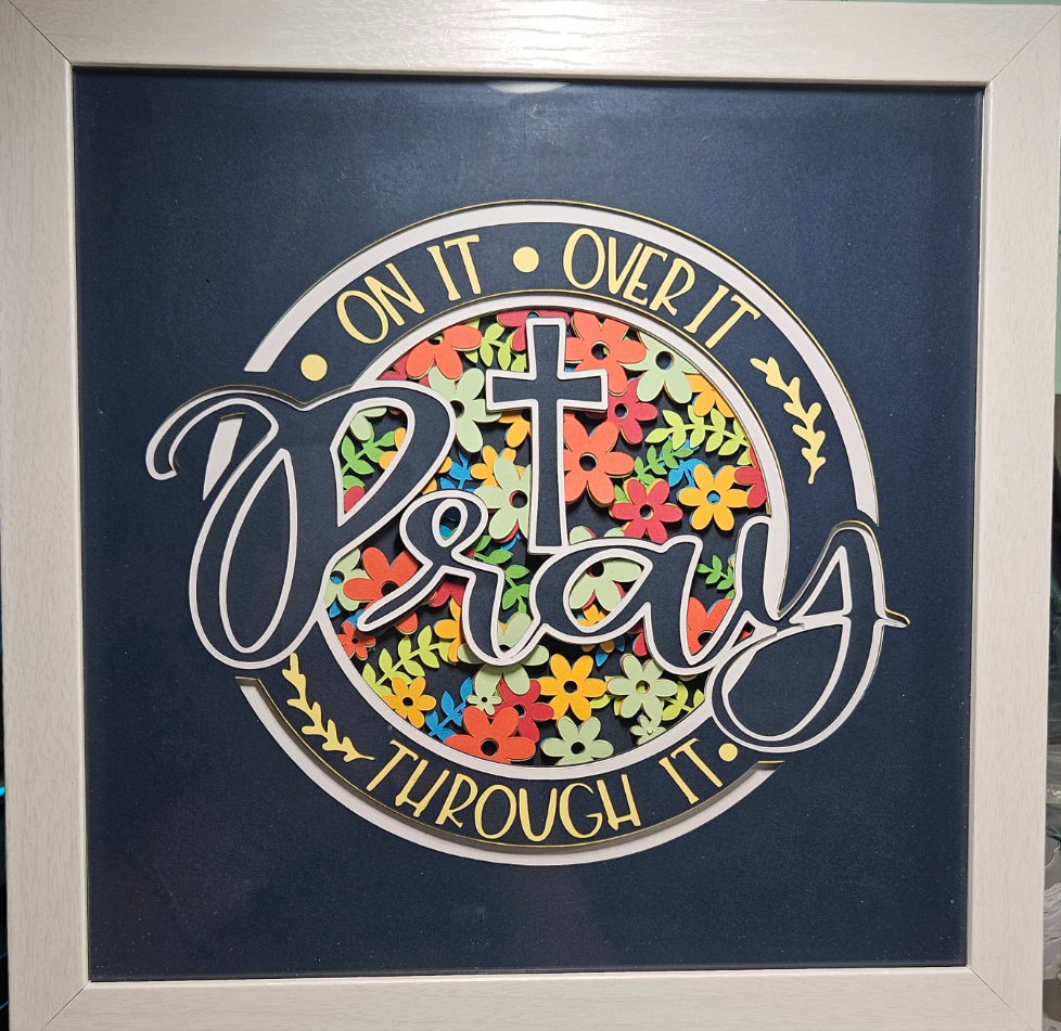 Pray on it, over it and through it!