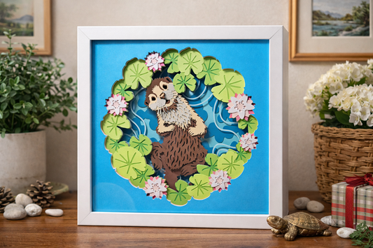 Otter Shadow Box
