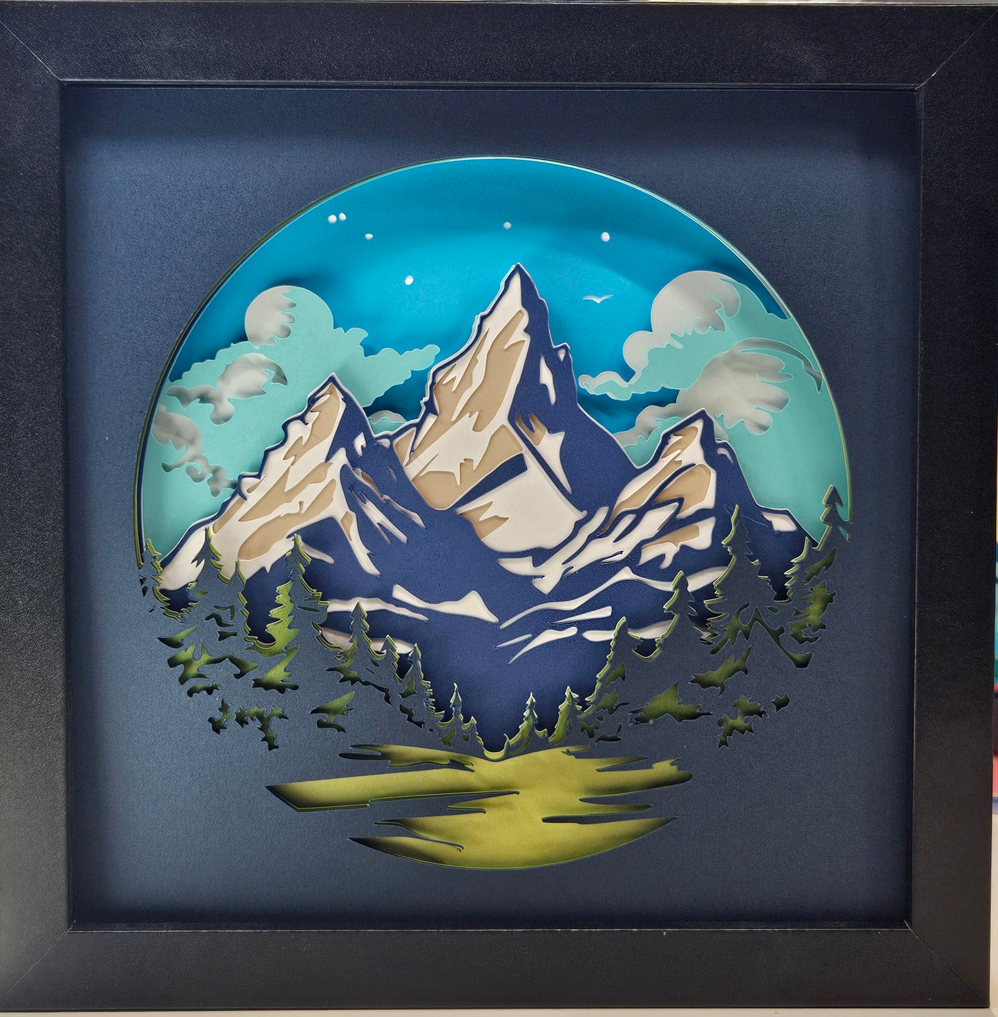 Mountain with Field