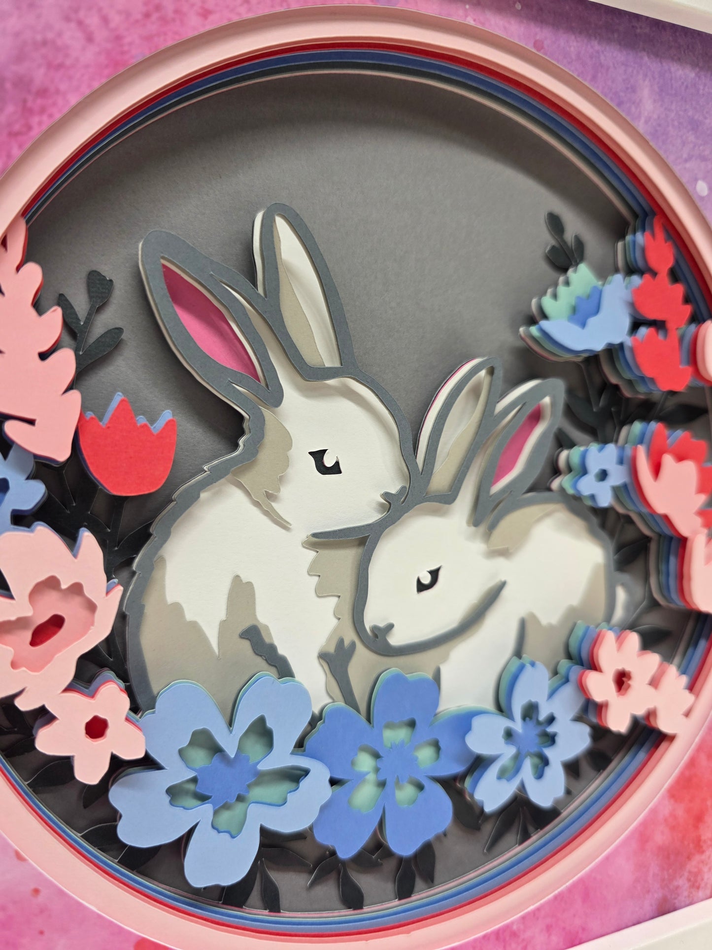 Rabbits in Flowers