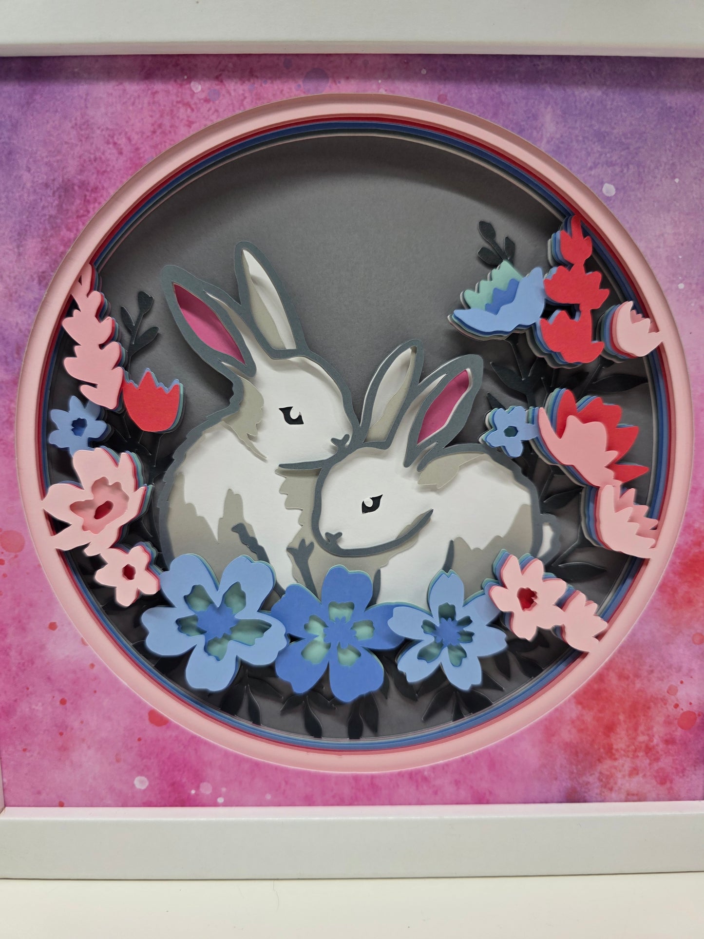 Rabbits in Flowers