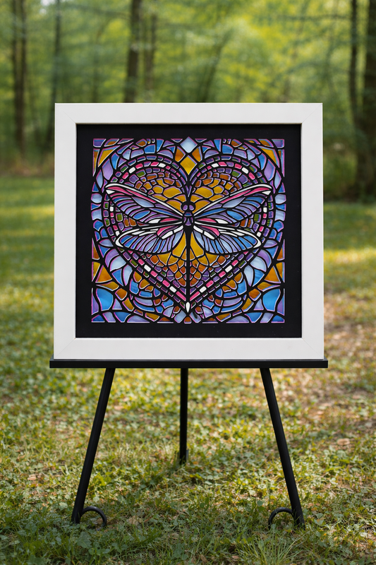 Stained Glass Dragonfly