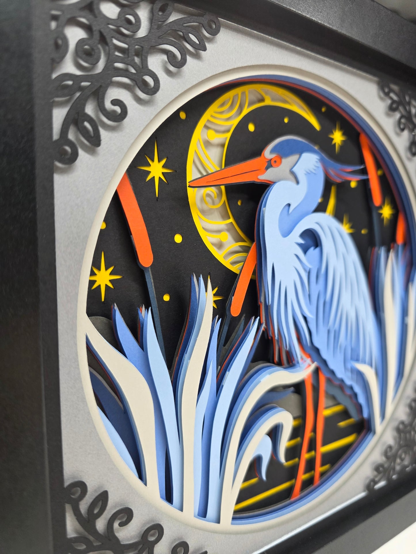Celestial Blue Heron