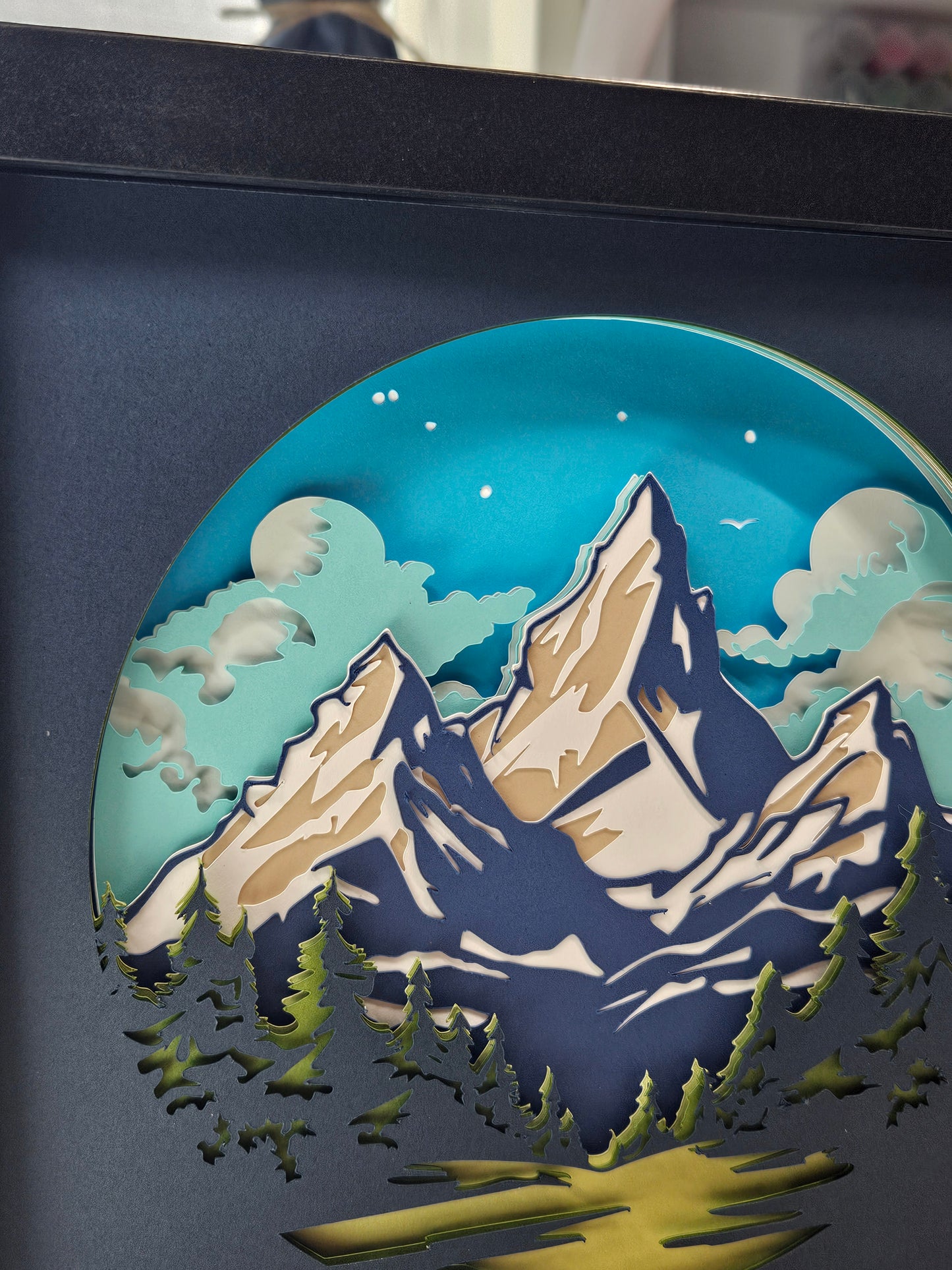 Mountain with Field
