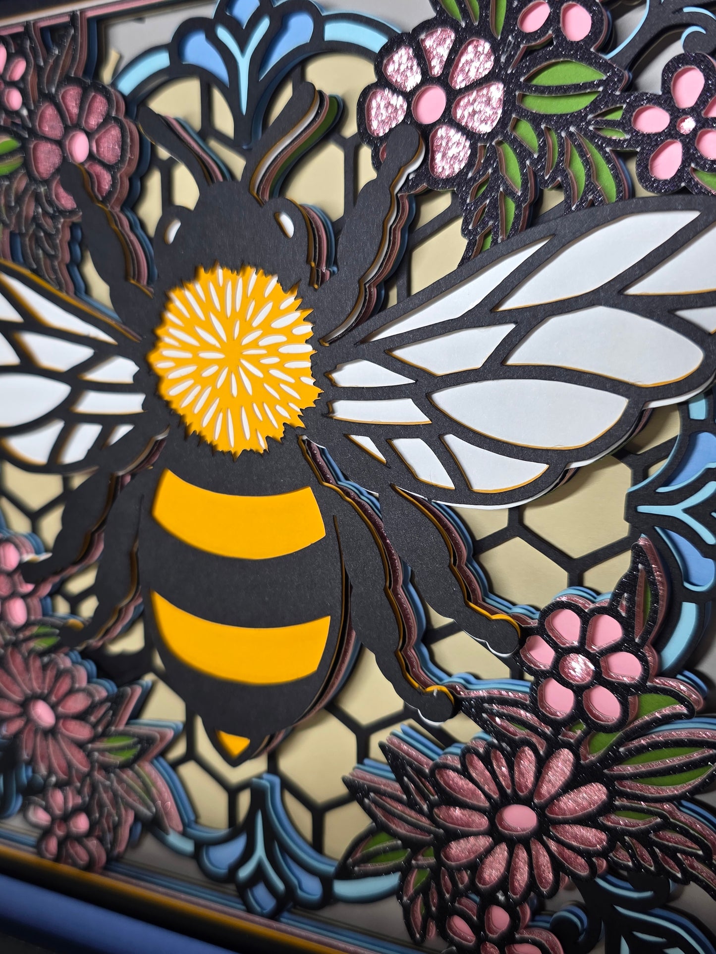 Stained Glass Bee
