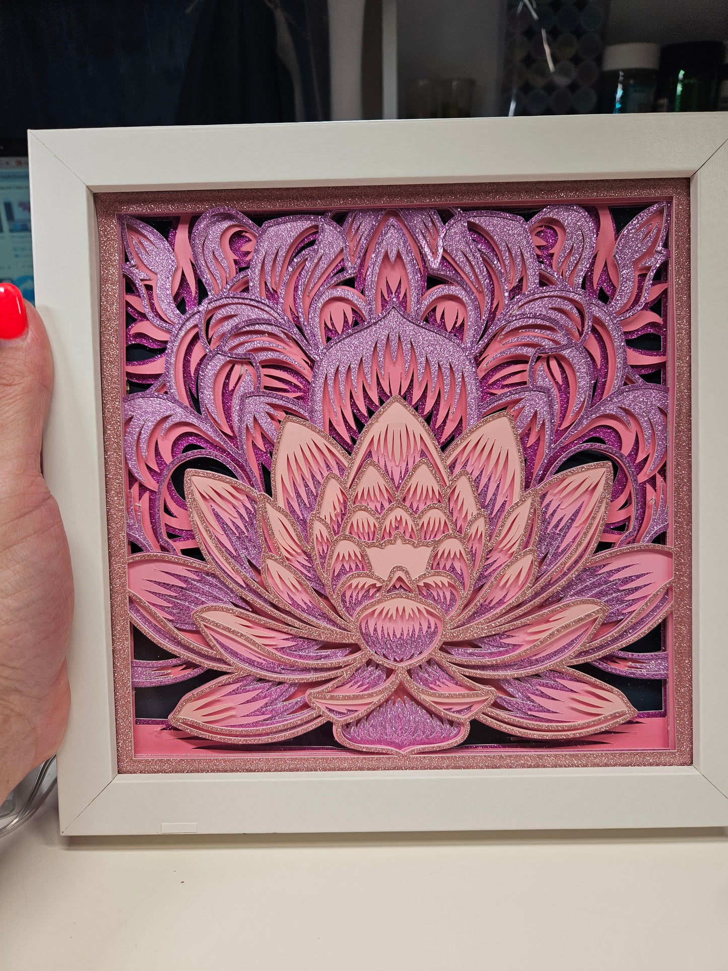 Lighted Lotus Flower
