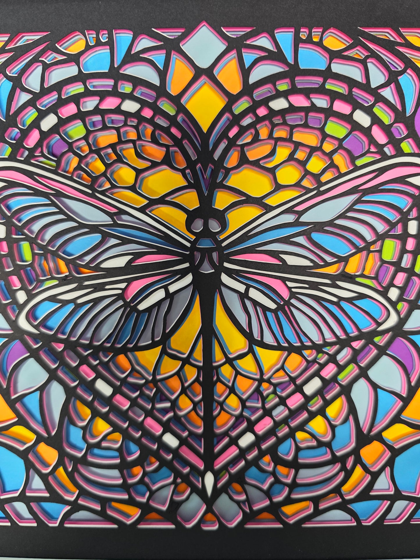 Stained Glass Dragonfly