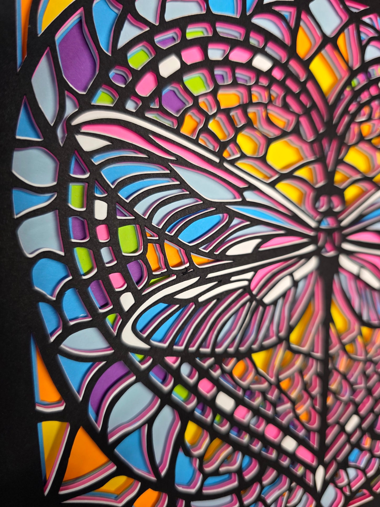 Stained Glass Dragonfly