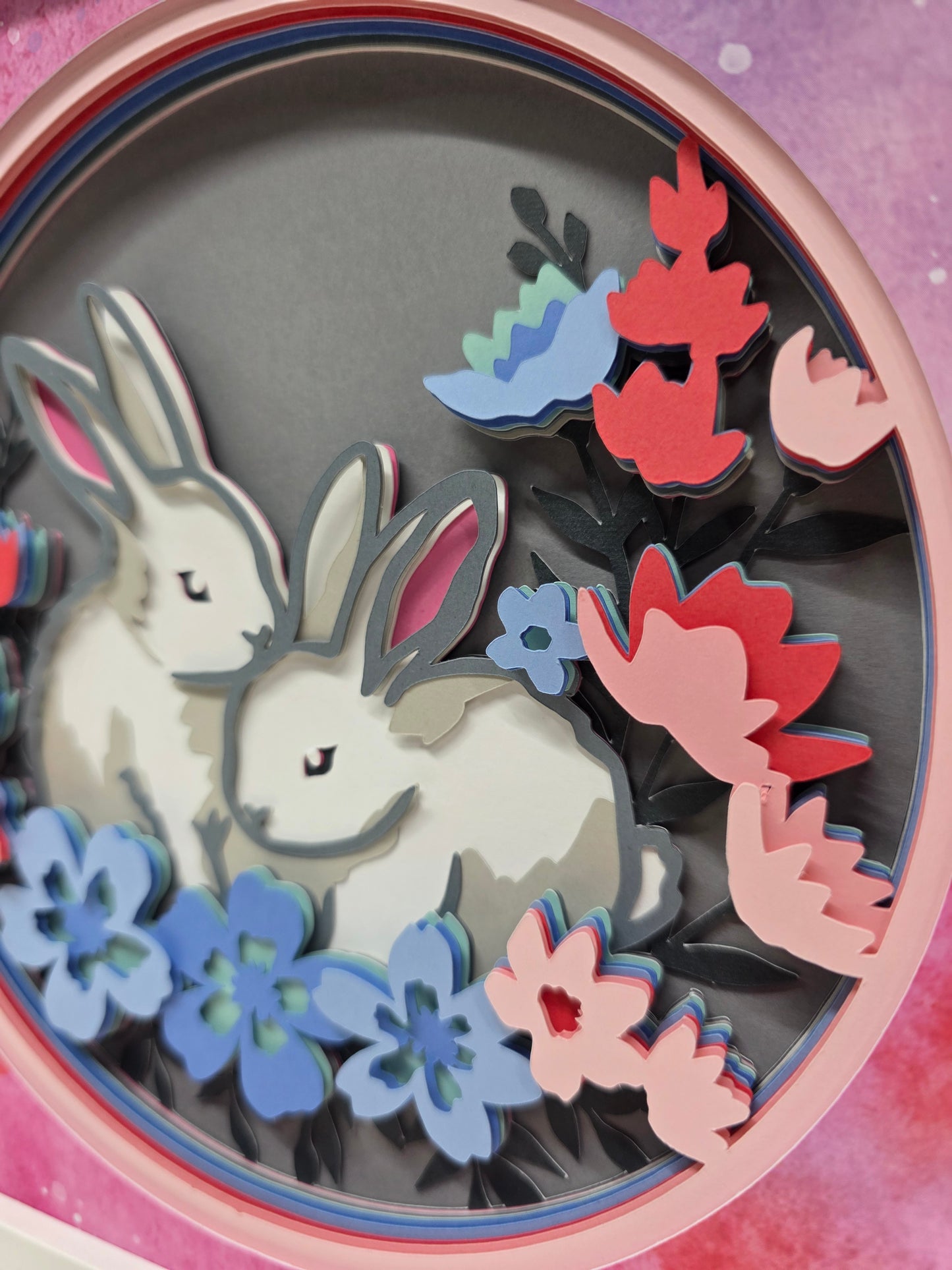 Rabbits in Flowers
