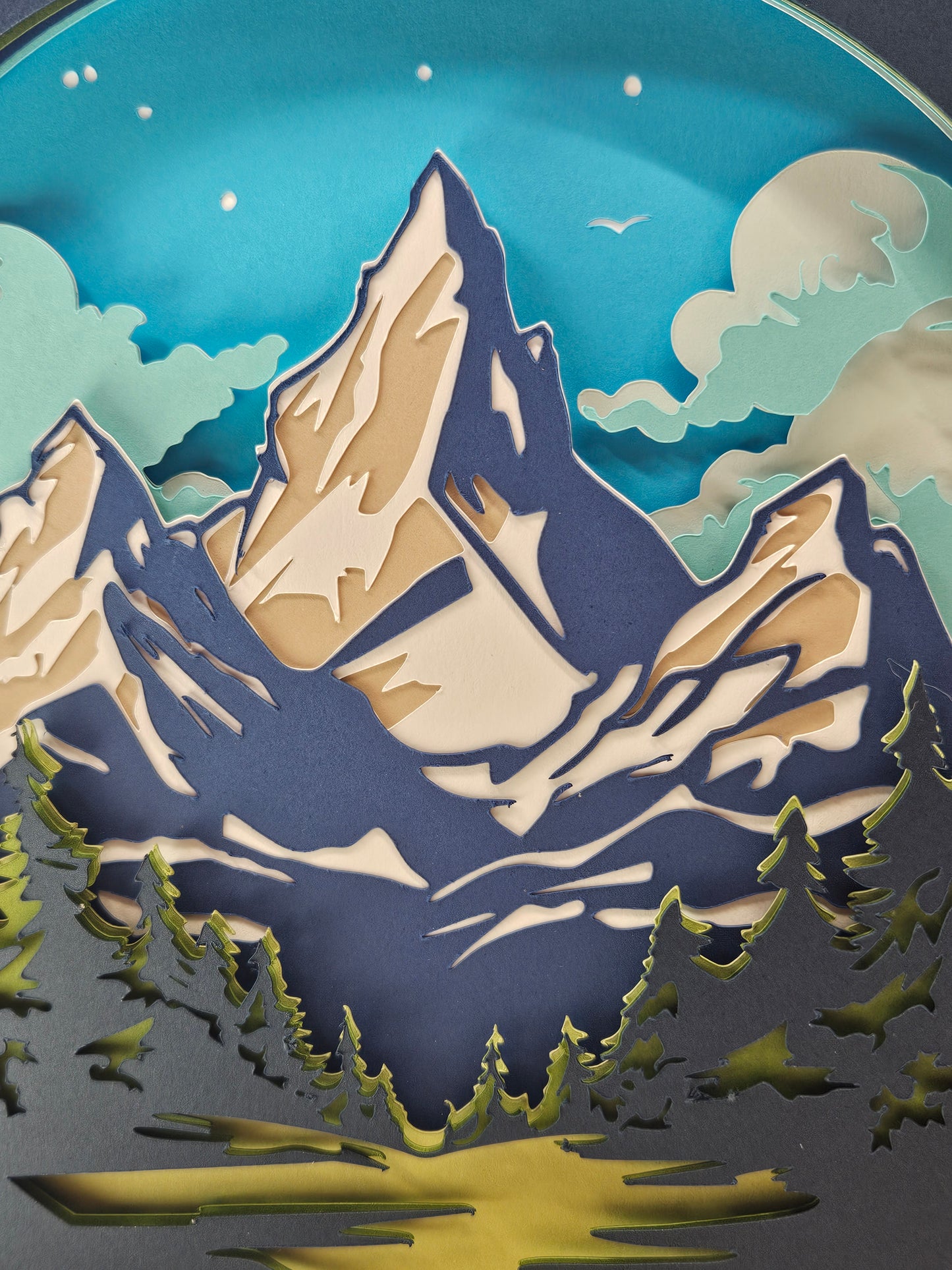 Mountain with Field