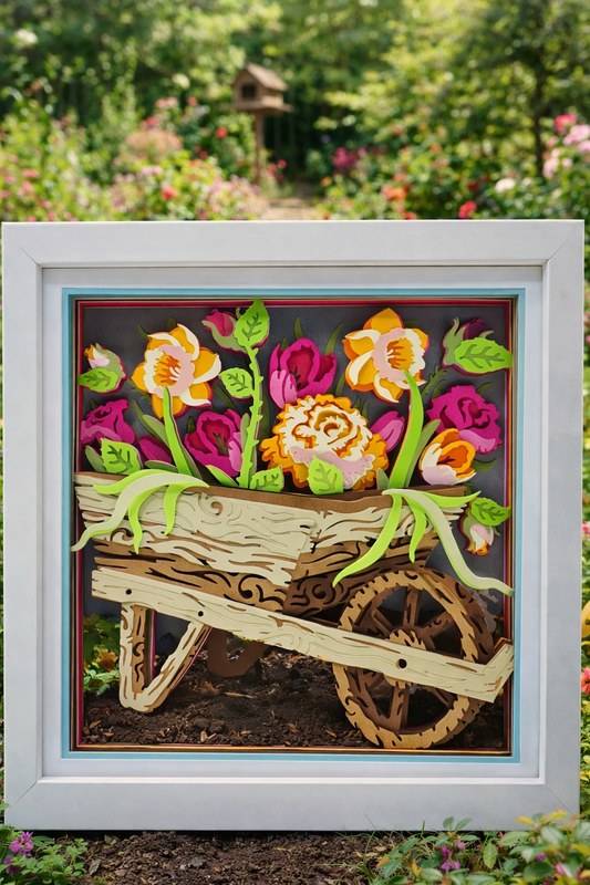 Flowers in a Wheelbarrow