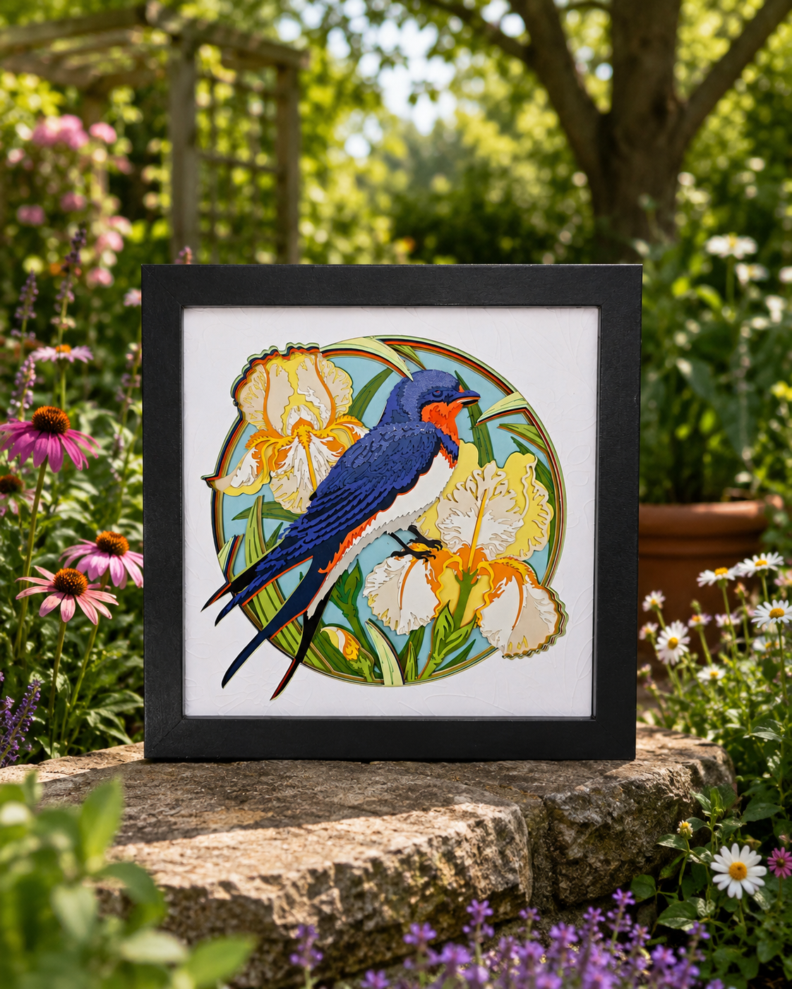 Swallow and Iris's