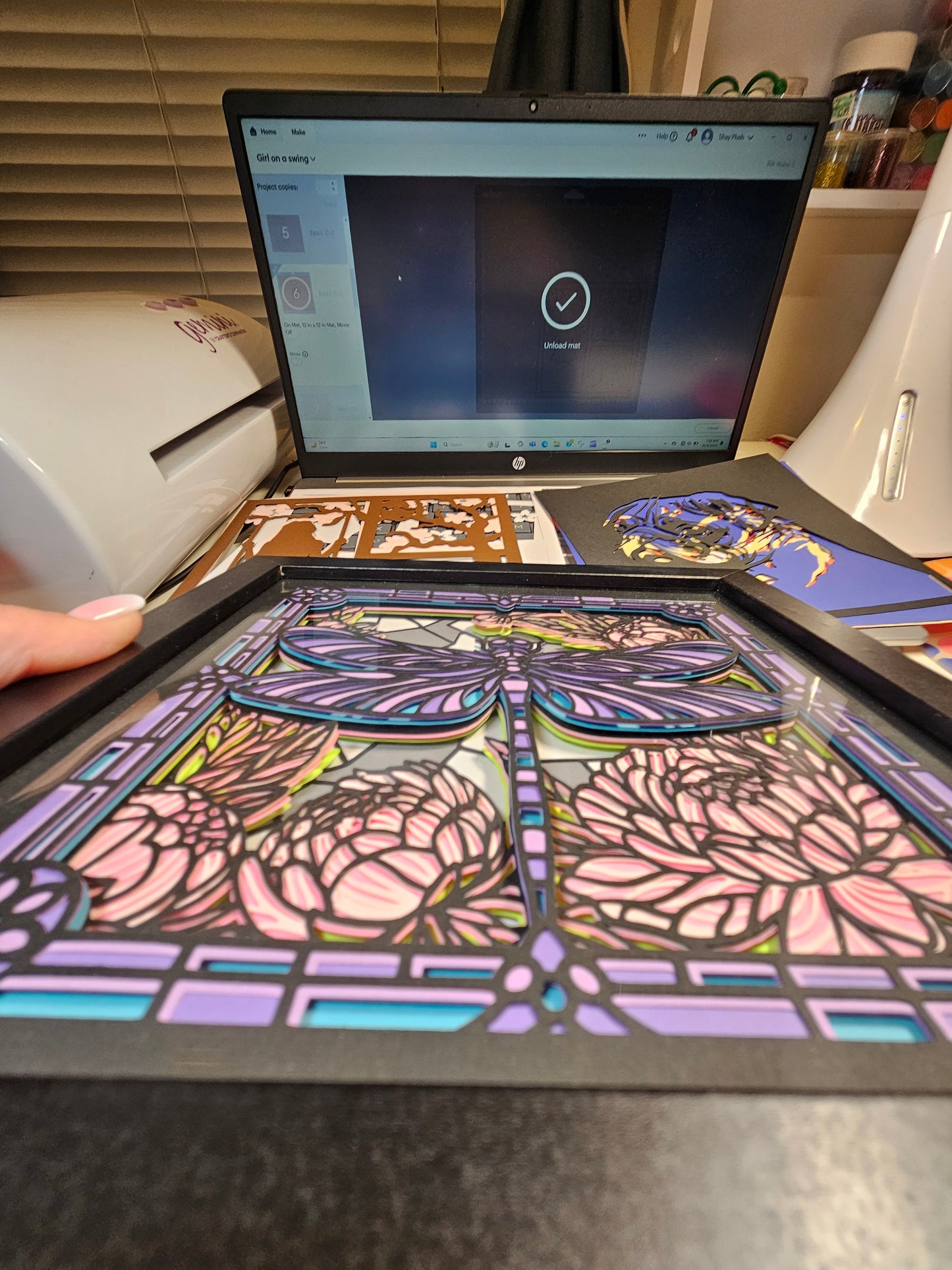 Stained Glass Dragonfly