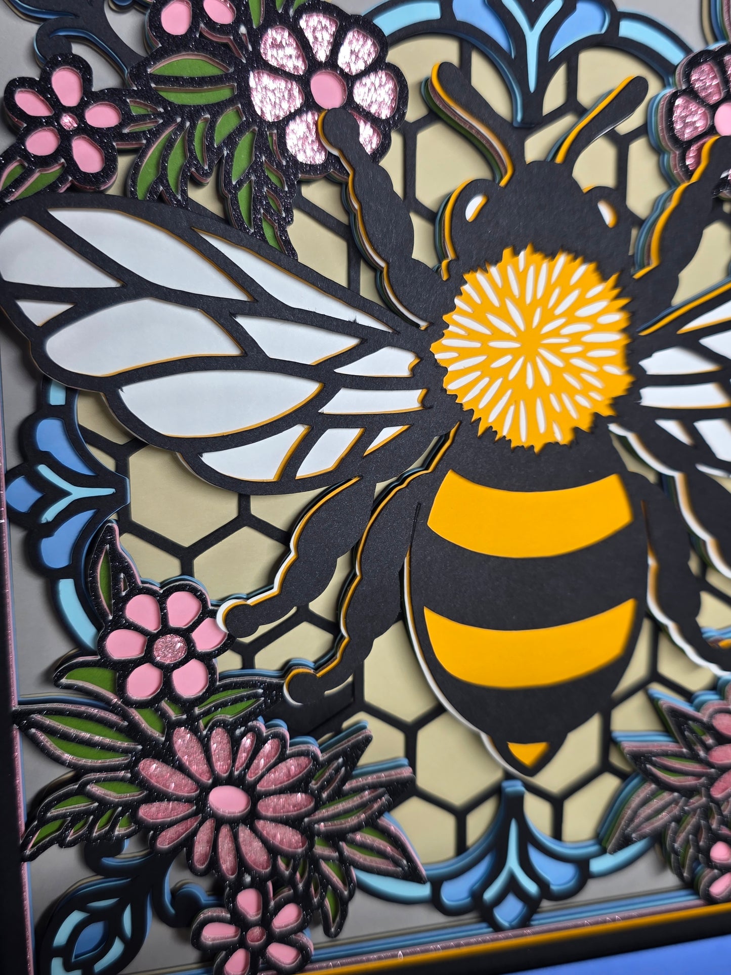 Stained Glass Bee