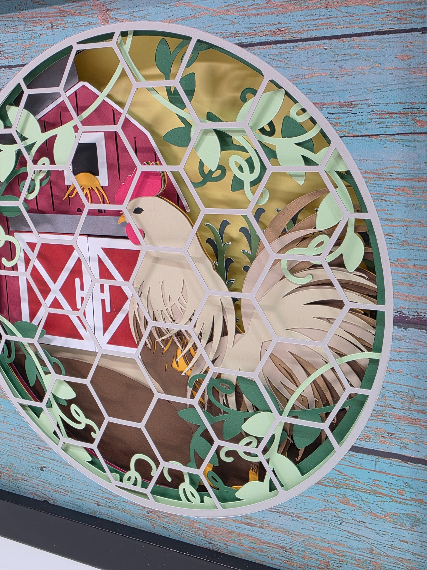 Rooster In The Yard