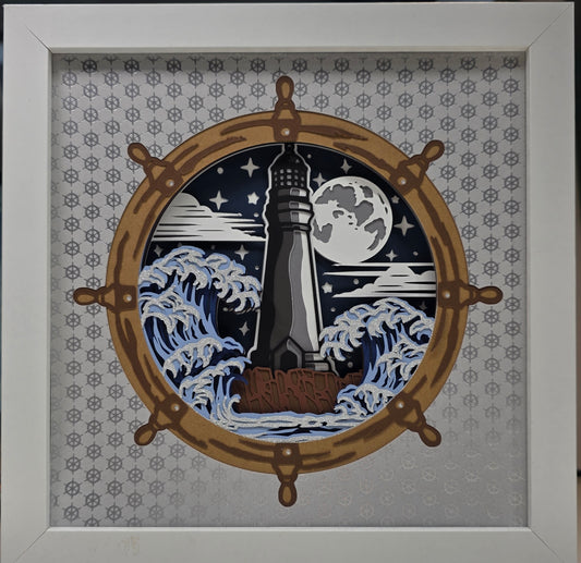 Lighthouse with Waves