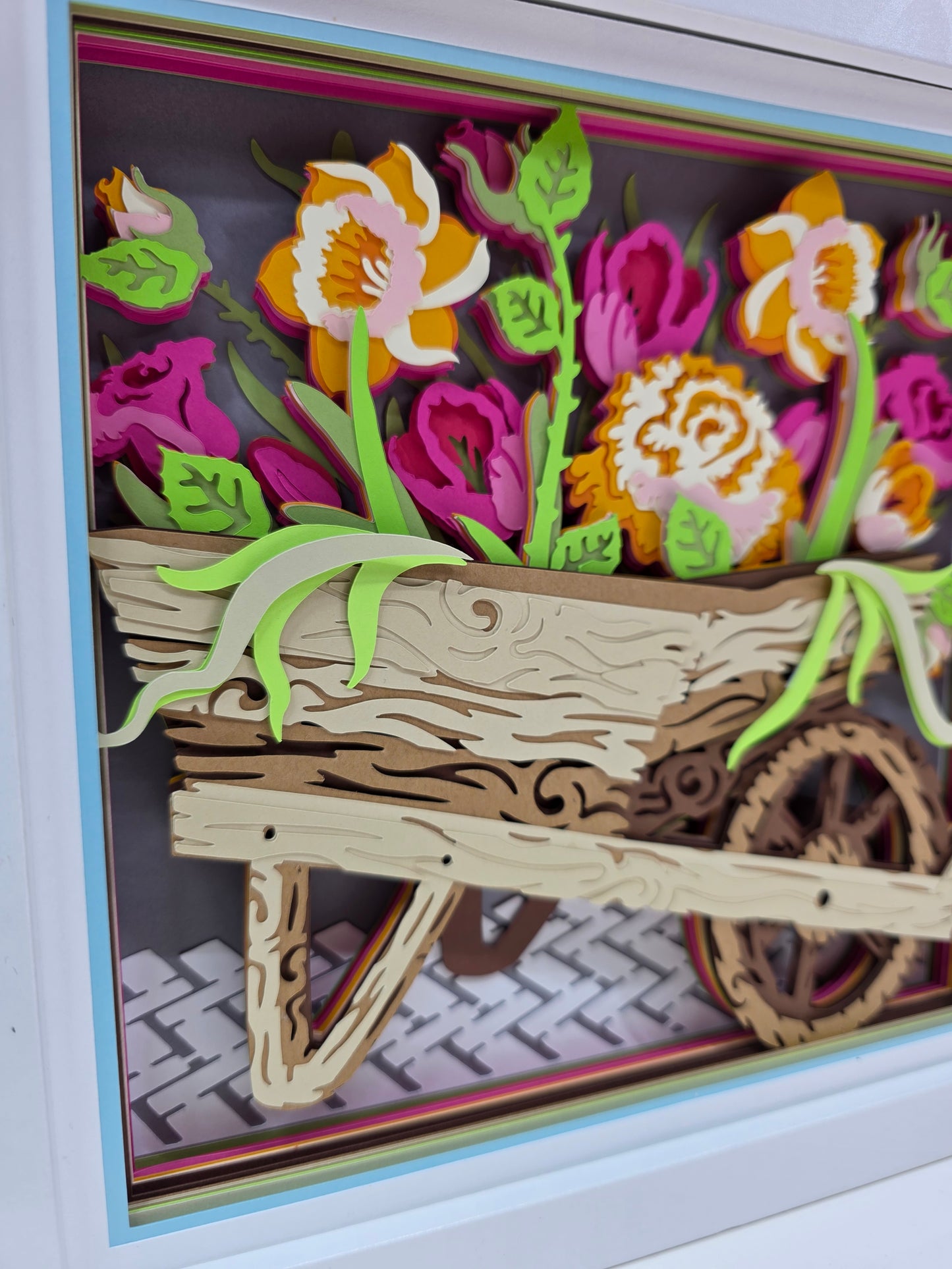 Flowers in a Wheelbarrow