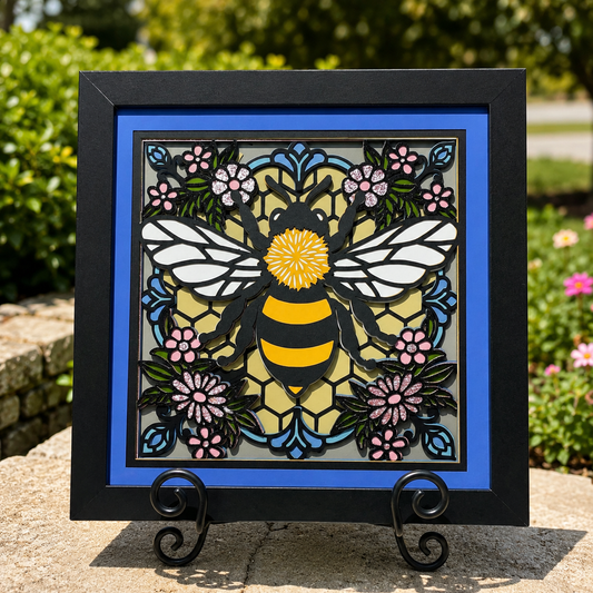 Stained Glass Bee