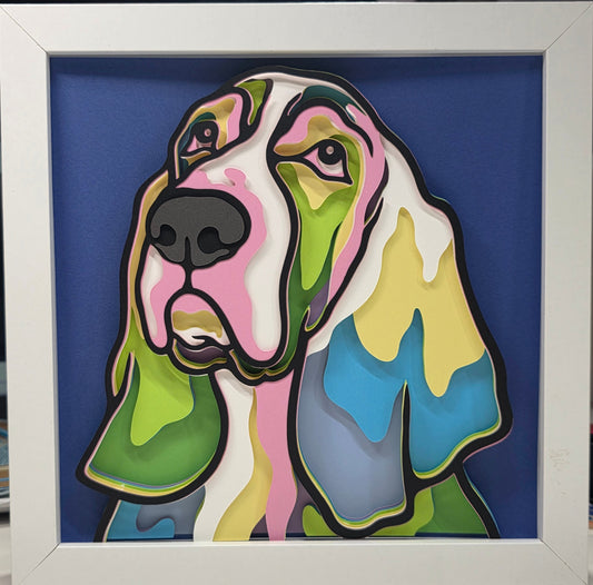 Basset Hound 3D