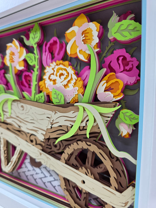 Flowers in a Wheelbarrow