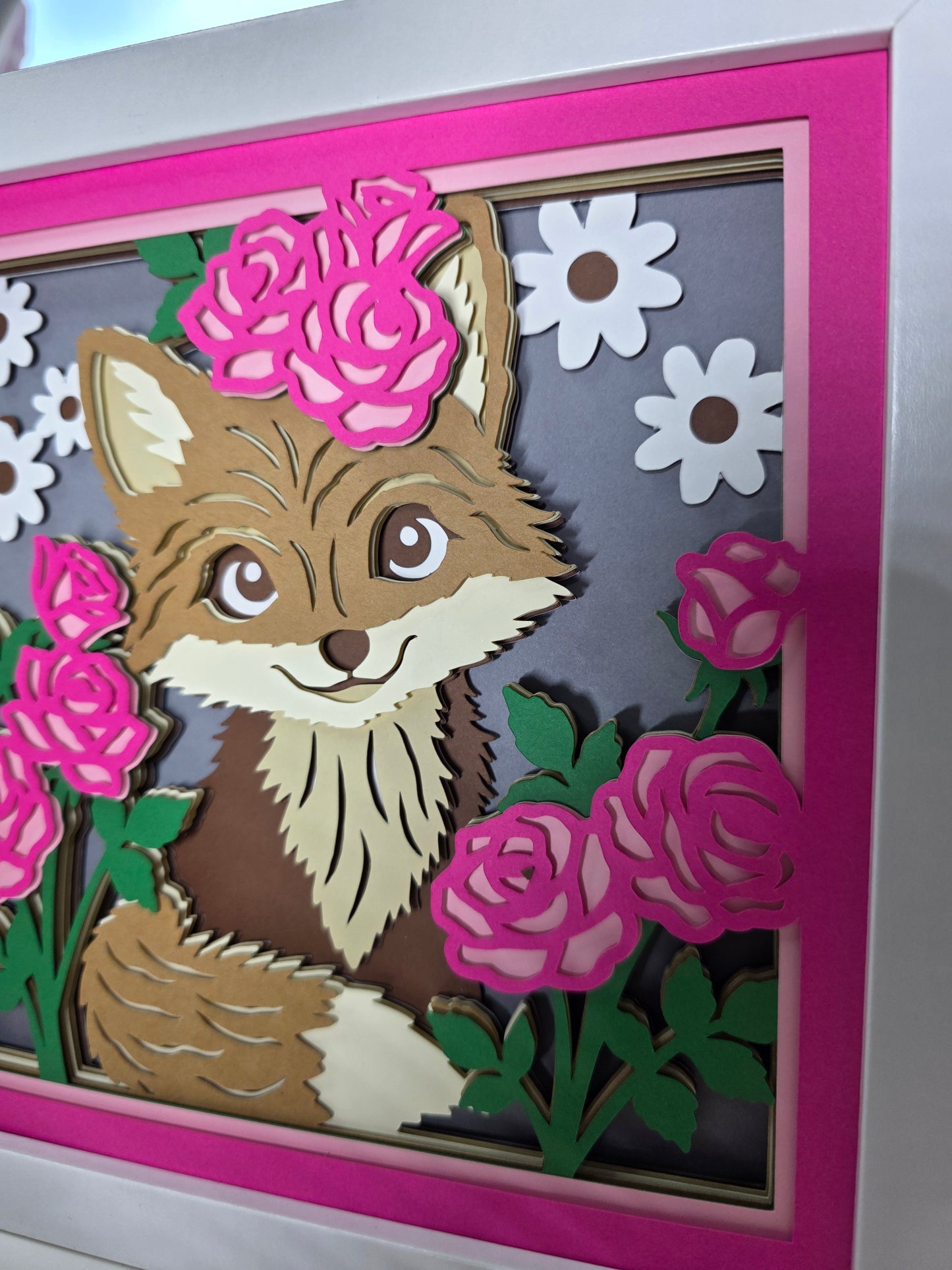 Fox in Flowers